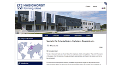 Desktop Screenshot of habighorst.de